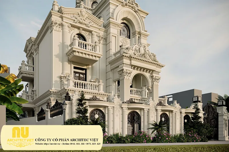 Mẫu lâu đài 3 tầng
