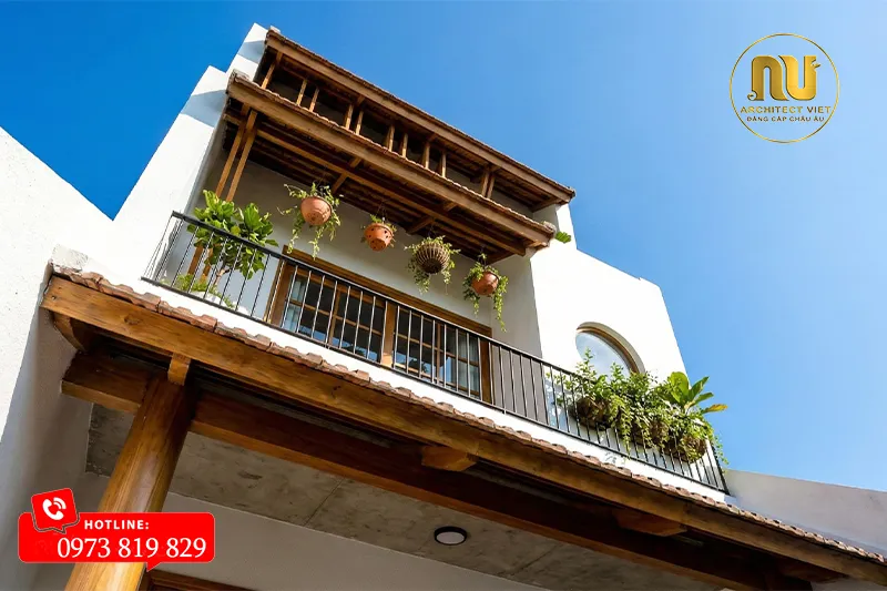 Mẫu nhà 3 tầng mặt tiền 5m hiện đại