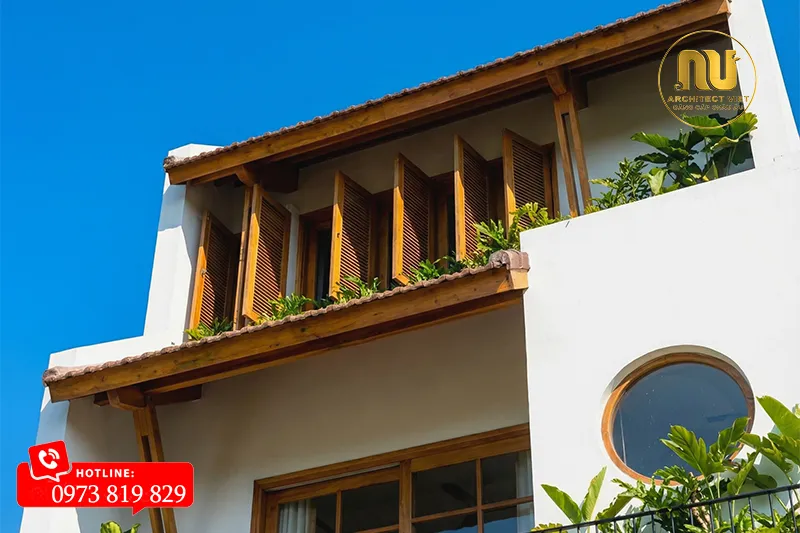 Mẫu nhà 3 tầng mặt tiền 5m hiện đại