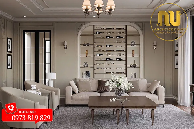 Mẫu nhà biệt thự ngang 14m