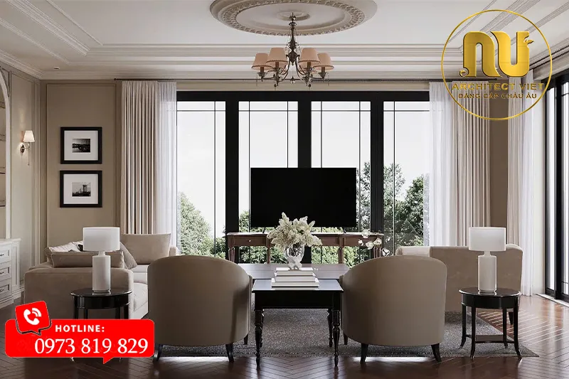 Mẫu nhà biệt thự ngang 14m