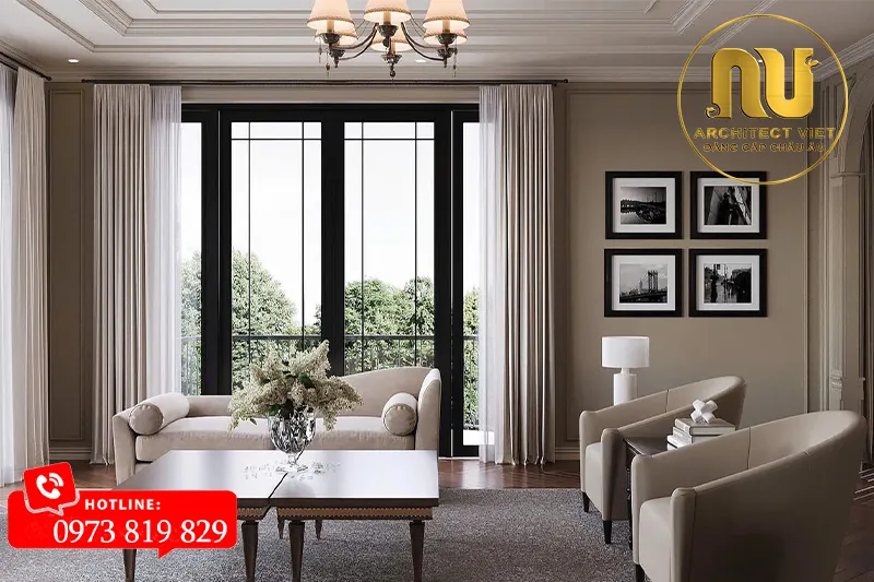 Mẫu nhà biệt thự ngang 14m