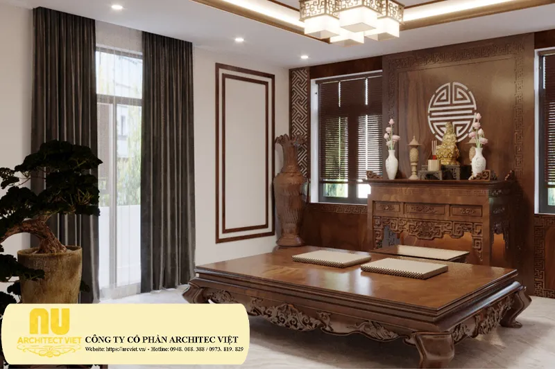 Mẫu nhà ngang 8m dài 12m