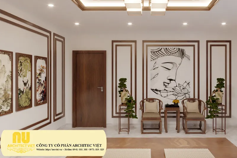 Mẫu nhà ngang 8m dài 12m