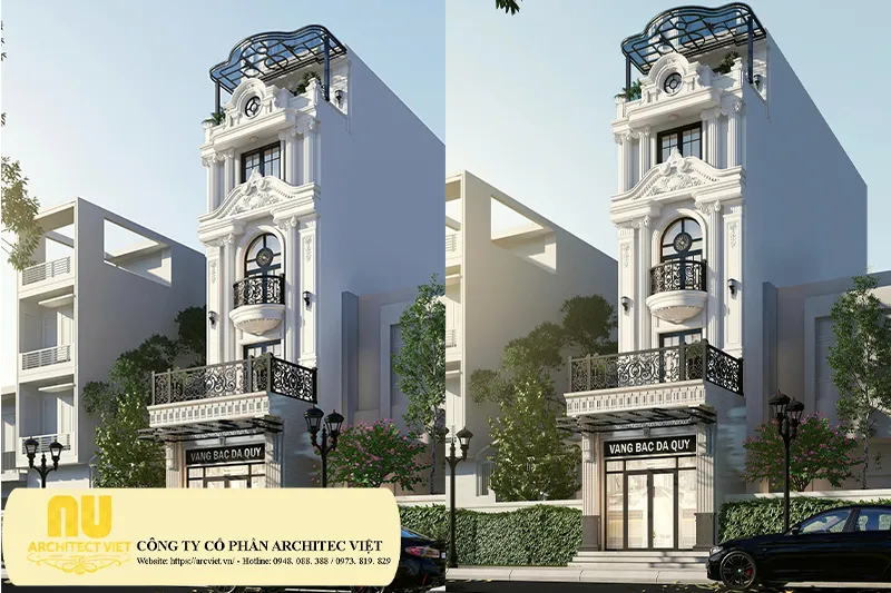 Mẫu nhà ống mặt tiền 3m cực đẹp