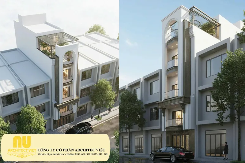 Mẫu nhà ống ngang 4m