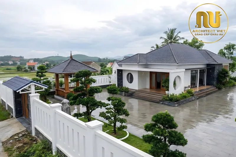 Nhà cấp 4 sân vườn nông thôn