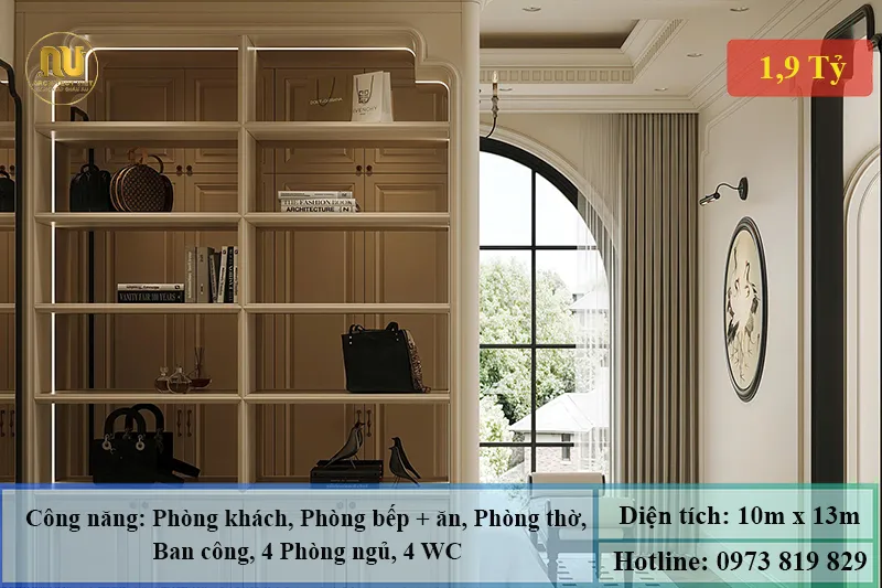 Nhà mái nhật 2 tầng mặt tiền 10m