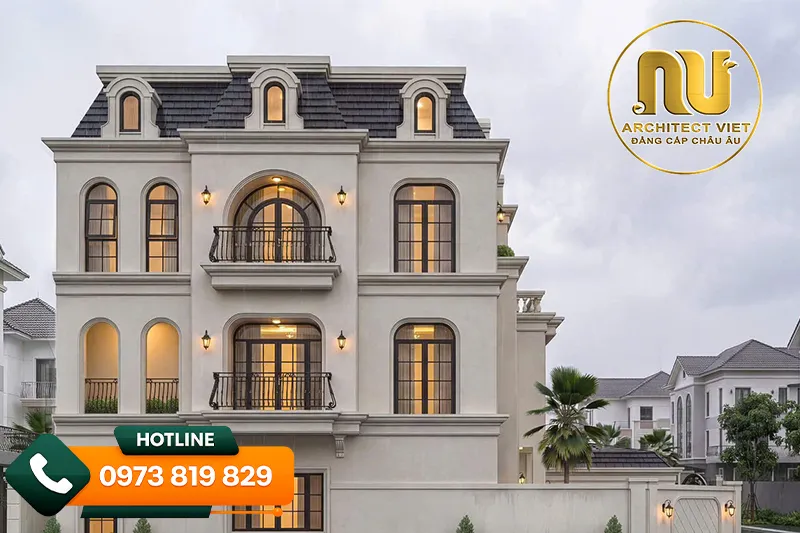 Thiết kế nhà mặt tiền 15m sâu 10m