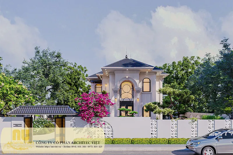 Biệt thự 2 tầng mặt tiền 8m