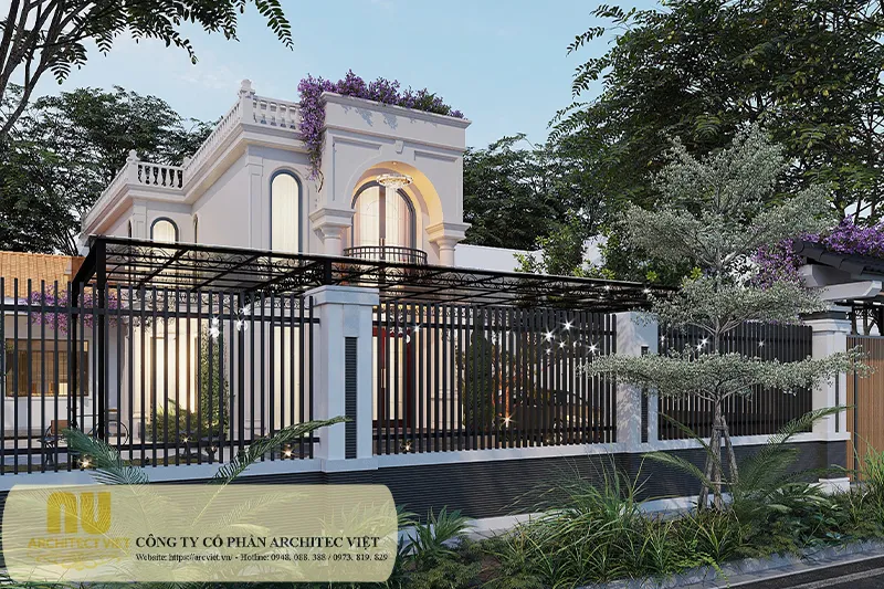 Mẫu biệt thự ngang 6m