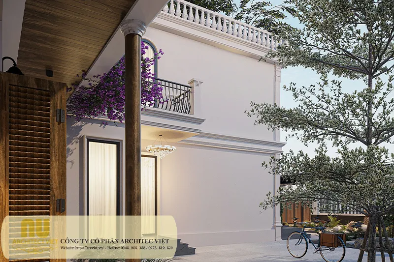 Mẫu biệt thự ngang 6m
