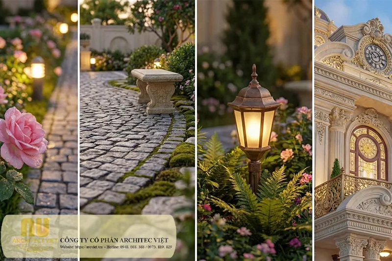 Mẫu lâu đài 3 tầng tân cổ điển