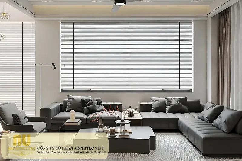 Mẫu nhà phố mặt tiền 8m 2 tầng