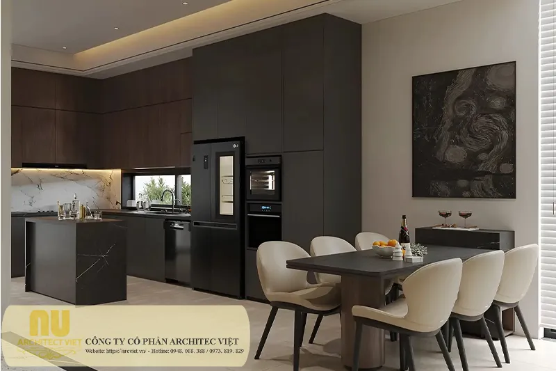 Mẫu nhà phố mặt tiền 8m 2 tầng