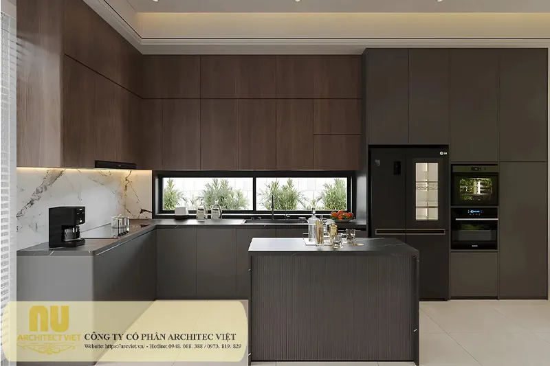 Mẫu nhà phố mặt tiền 8m 2 tầng