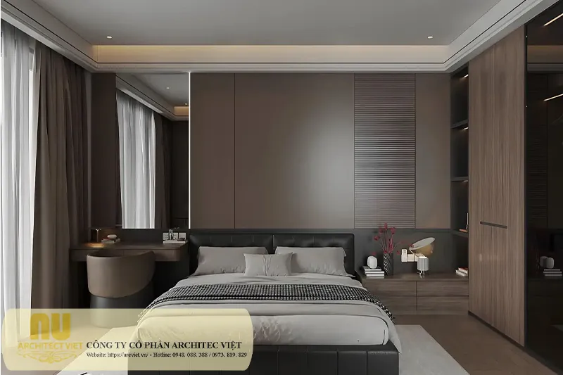 Mẫu nhà phố mặt tiền 8m 2 tầng