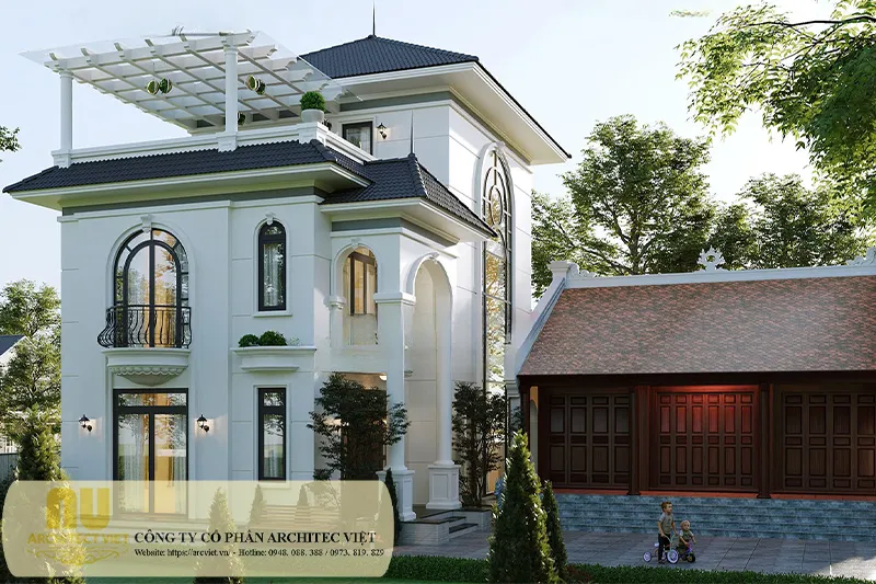 Mẫu nhà vừa ở vừa làm nhà thờ