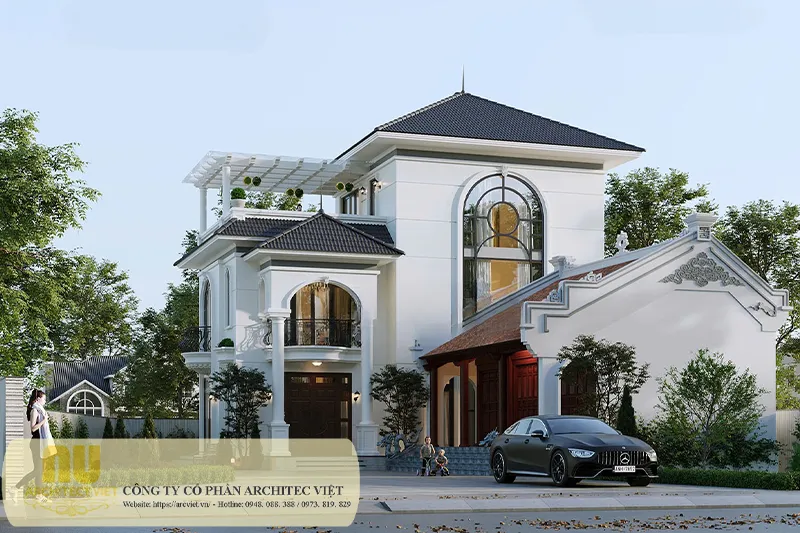 Mẫu nhà vừa ở vừa làm nhà thờ