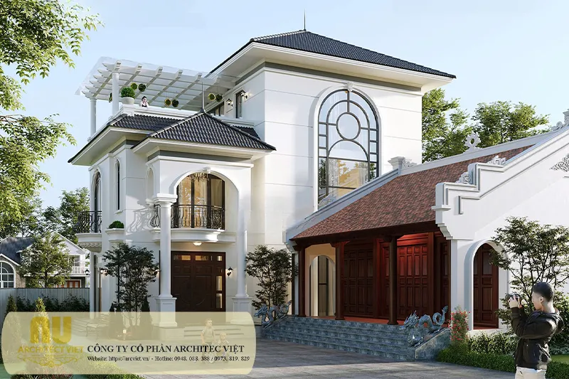 Mẫu nhà vừa ở vừa làm nhà thờ