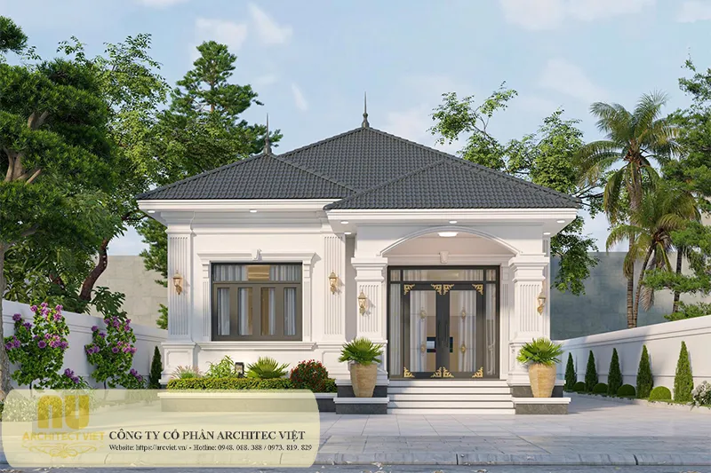 Nhà mái Nhật 1 tầng ngang 9m