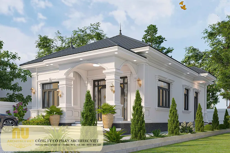 Nhà mái Nhật 1 tầng ngang 9m