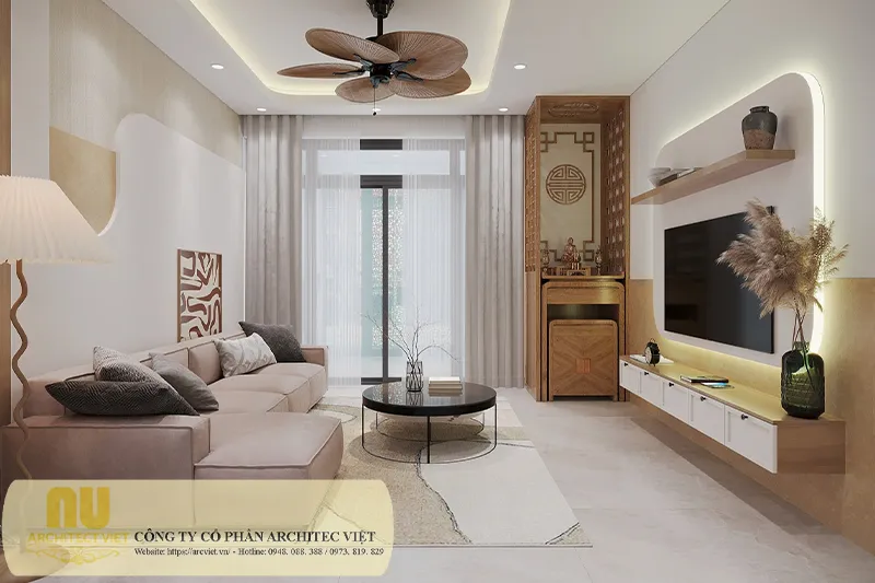 Nhà mái Nhật 1 tầng ngang 9m