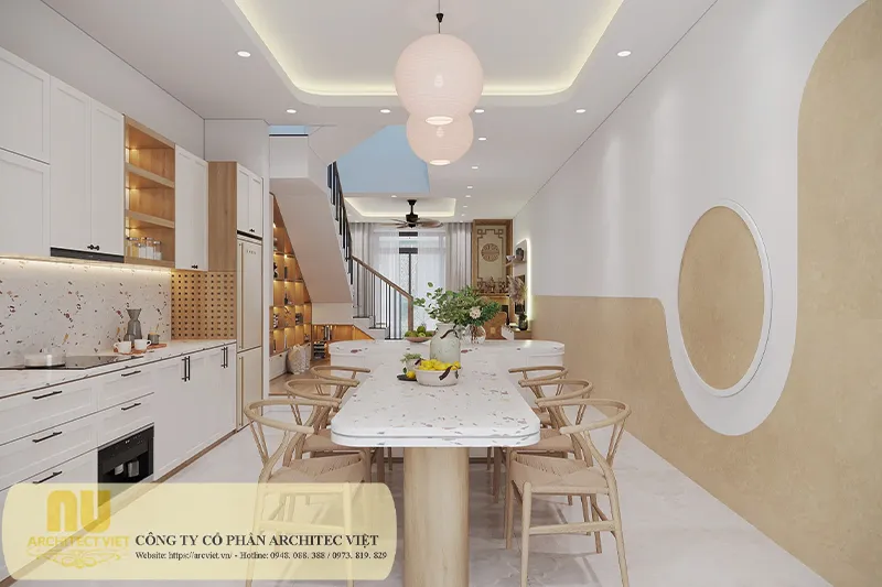 Nhà mặt tiền 10m hiện đại