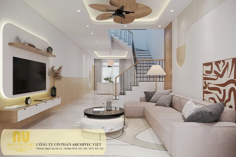 Nhà mặt tiền 10m hiện đại