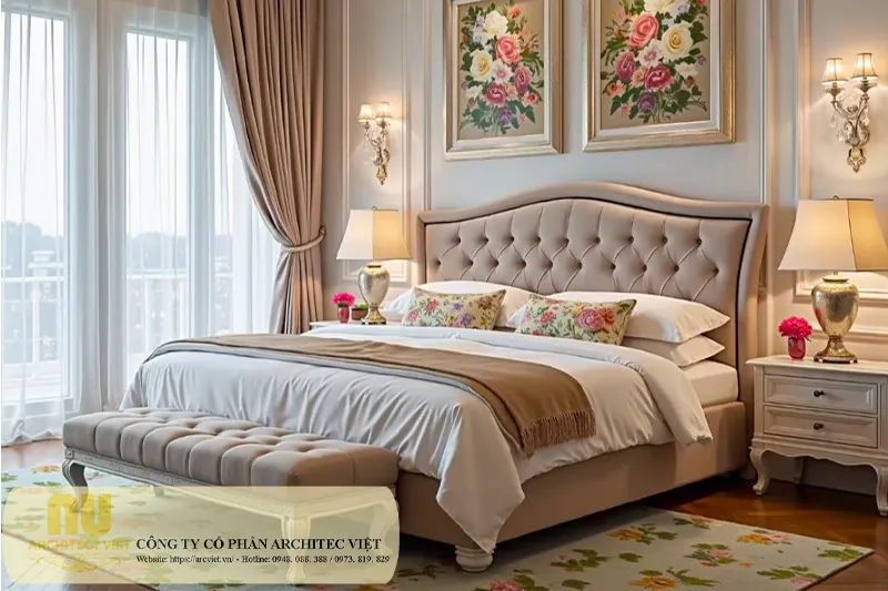 Nhà tân cổ điển mặt tiền 4m 3 tầng