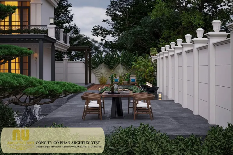 Nhà tân cổ điển mặt tiền 9m