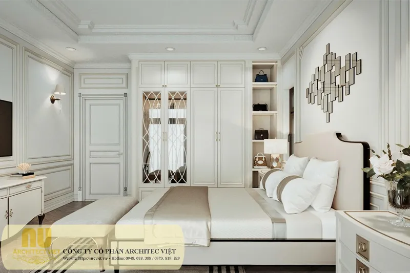 Nhà tân cổ điển ngang 7m