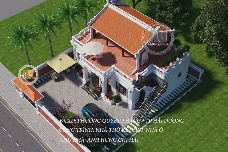 Nhà từ đường 2 tầng