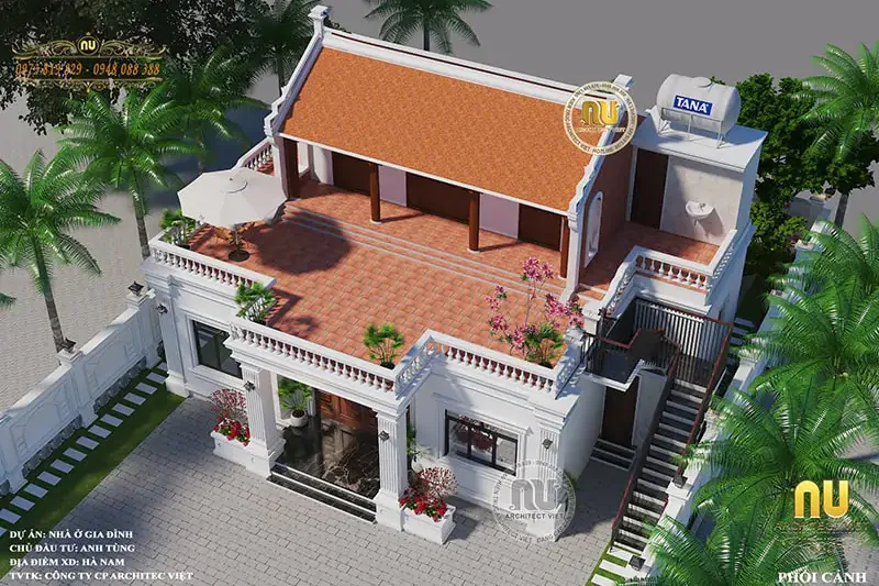 Nhà từ đường 2 tầng