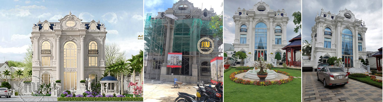 Thiết kế thi công biệt thự tân cổ điển tại TP HCM