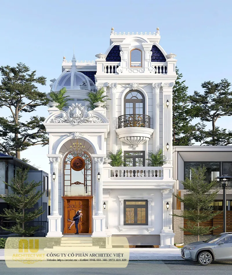 Biệt thự cổ điển ngang 9m