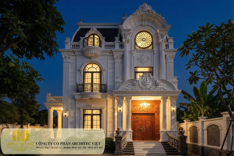 Biệt thự pháp ngang 9m