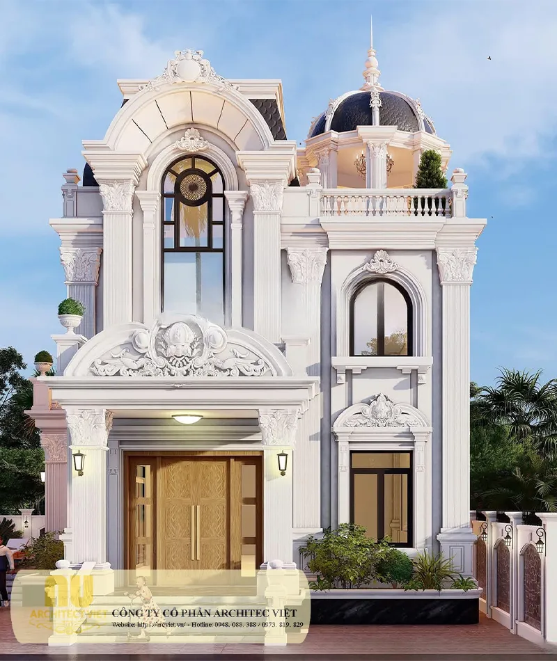 Biệt thự tân cổ điển mặt tiền 7m
