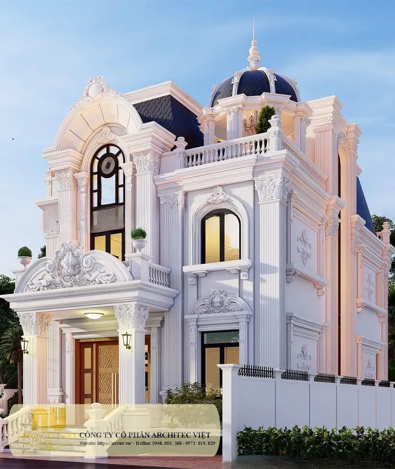 Biệt thự tân cổ điển mặt tiền 7m