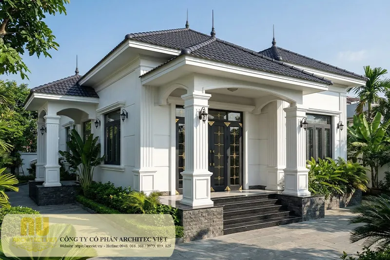 Mẫu nhà 1 tầng 9x10m