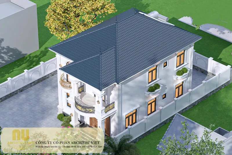 Mẫu nhà 2 tầng đẹp giá 3 tỷ