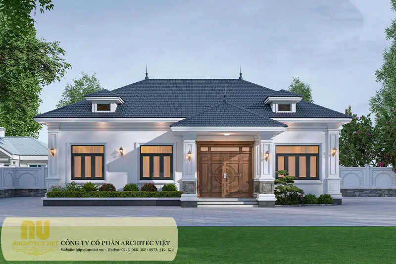 Mẫu nhà mái nhật ngang 12m