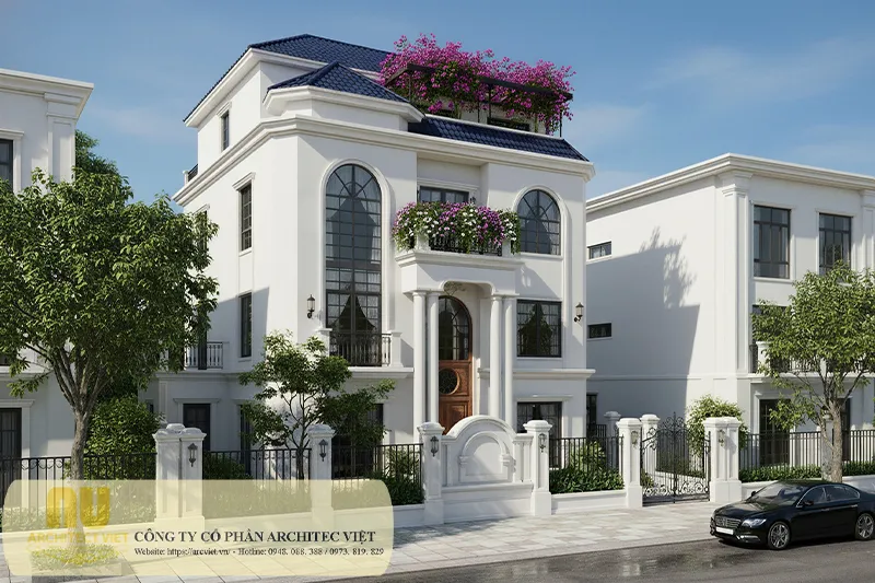Mẫu nhà mặt tiền 9m 3 tầng