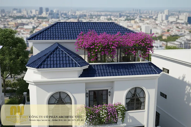 Mẫu nhà mặt tiền 9m 3 tầng