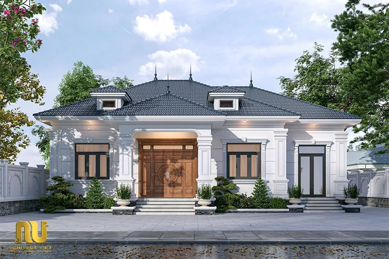 Nhà 1 tầng 4 phòng ngủ 120m2