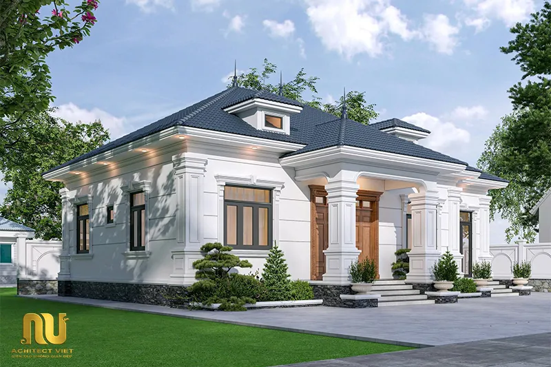Nhà 1 tầng 4 phòng ngủ 120m2