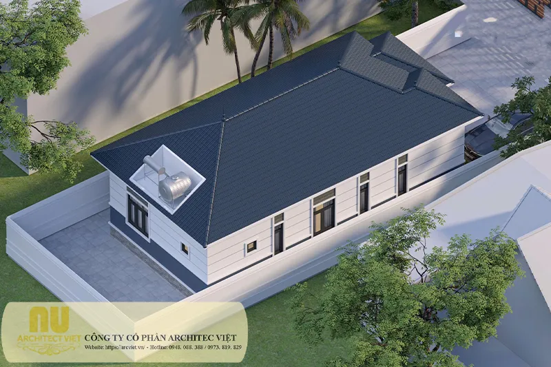 Nhà 8x12m 3 phòng ngủ