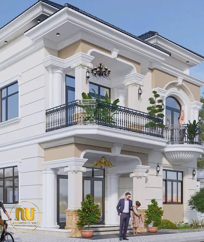 Nhà mái Nhật 2 tầng mặt tiền 12m