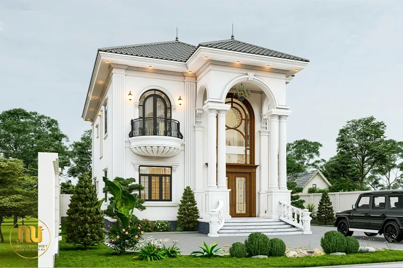 Nhà mặt tiền 8m 2 tầng mái nhật