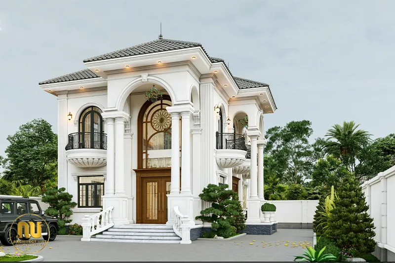 Nhà mặt tiền 8m 2 tầng mái nhật